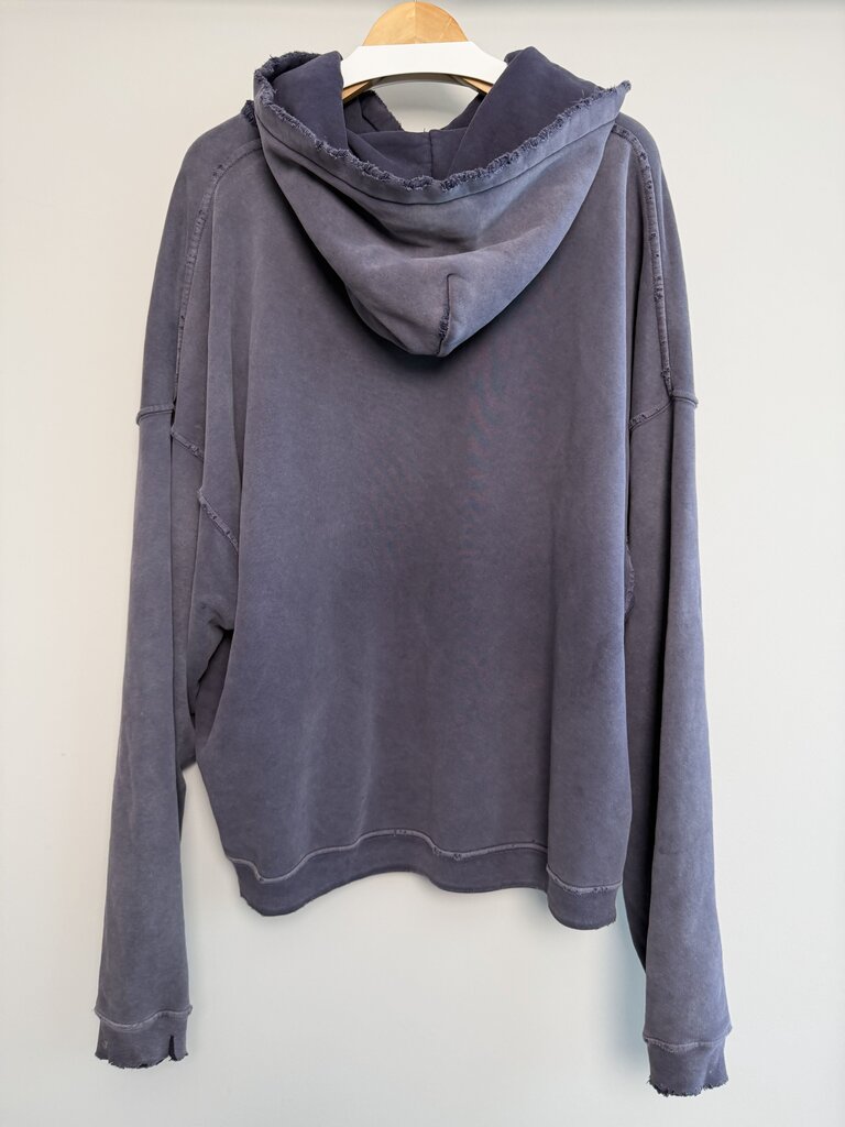 ERD Memory Navy Distressed Hoodie size XL