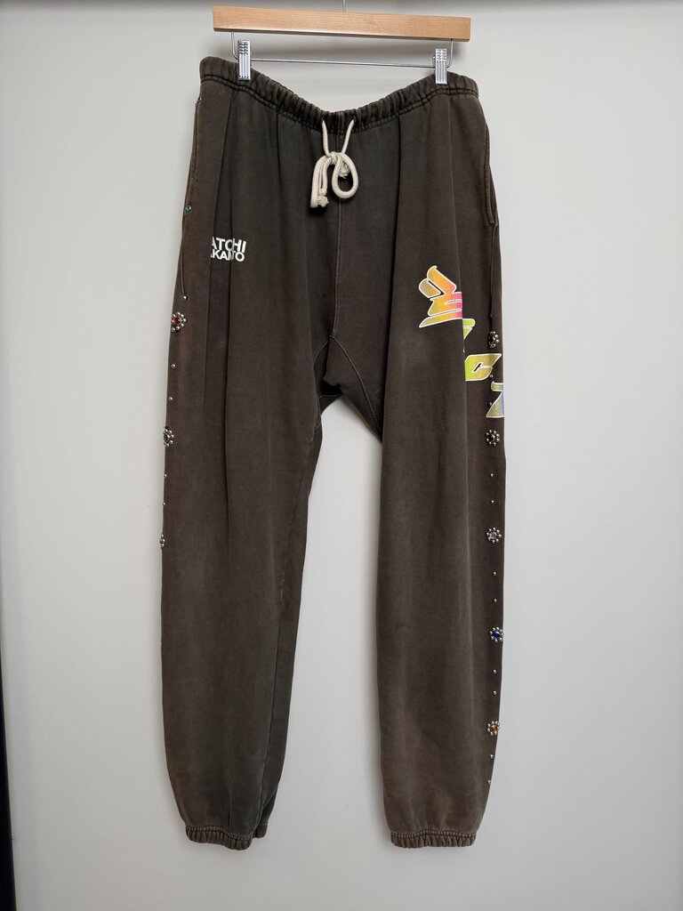 Preowned Satoshi Sicko Brown Jogger Sweatpants size 2XL