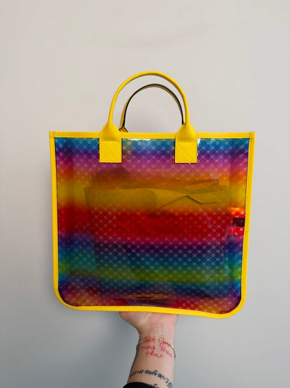 Preowned Gucci Rainbow Tote Bag