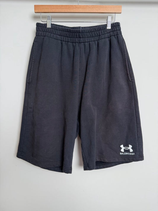 Preowned Balenciaga Under Armor Black Shorts size 1(S/M)