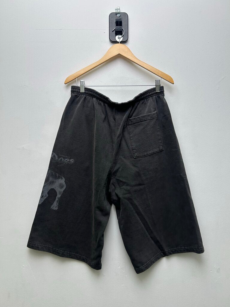 New Gv Gallery Grey Dog 3/4 Shorts Size Large