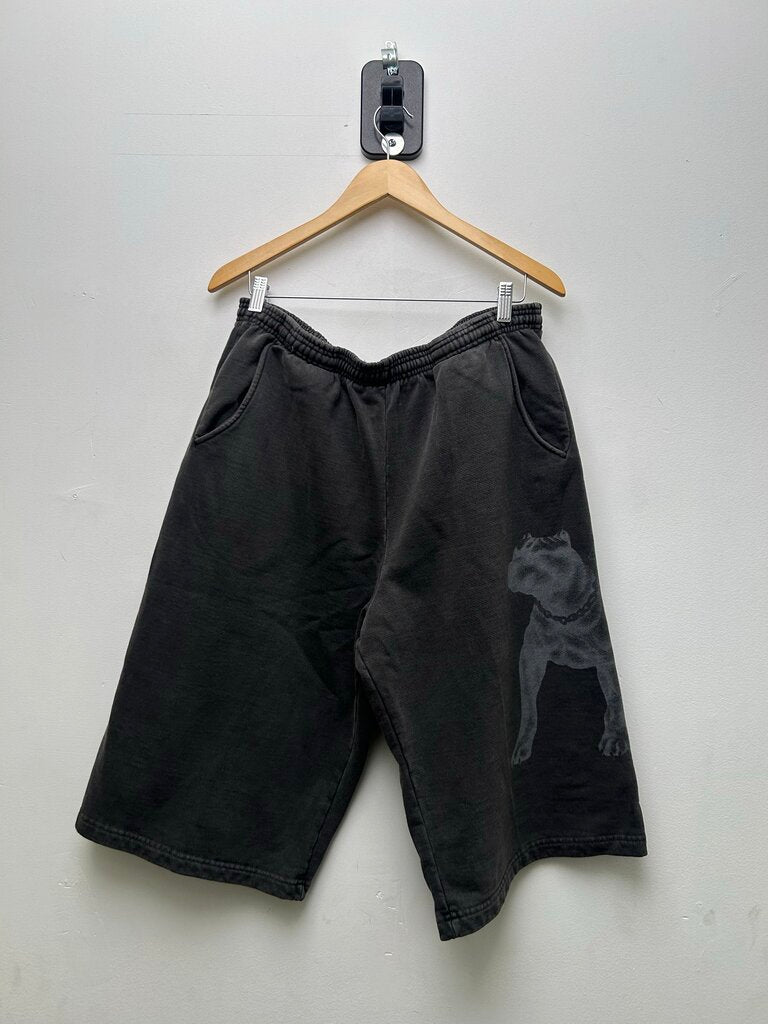 New Gv Gallery Grey Dog 3/4 Shorts Size Large