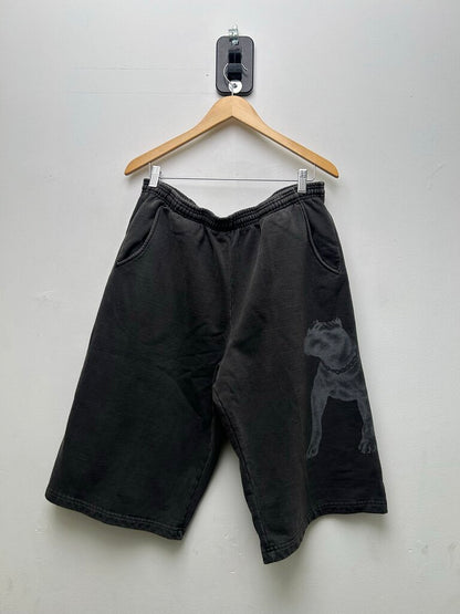 New Gv Gallery Grey Dog 3/4 Shorts Size Large
