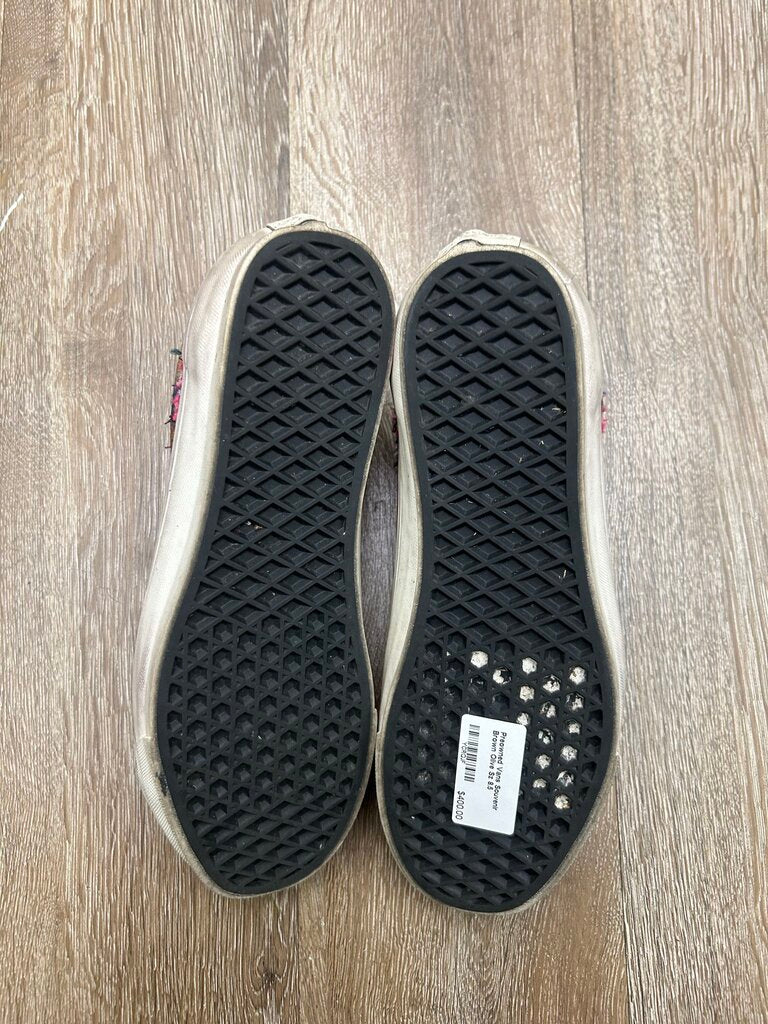 Preowned Vans Souvenir Brown Olive Sz 8.5