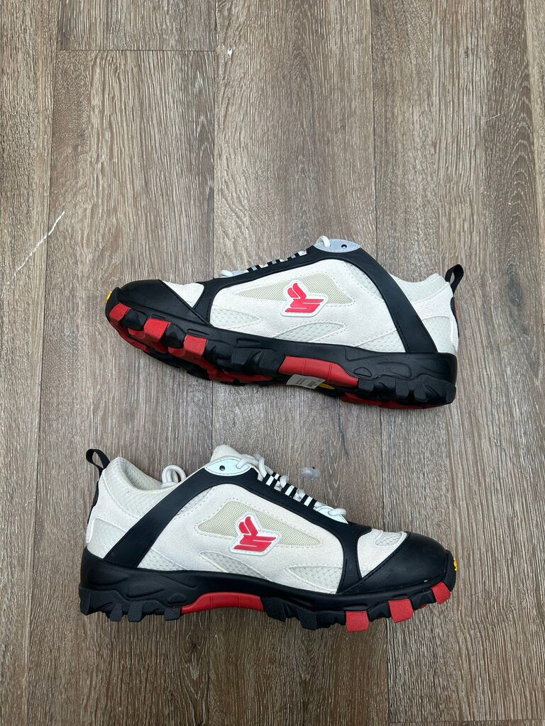 Preowned Sicko Hiking Sneaker White Red Sz 8
