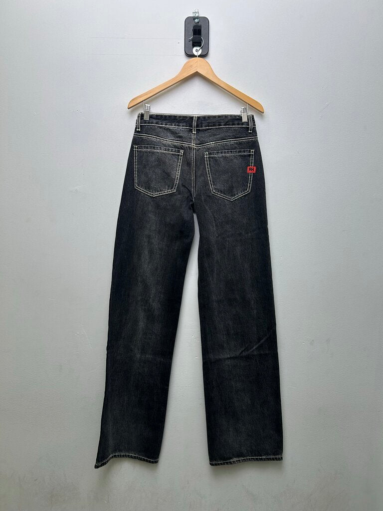 New Gv Gallery Black Stitch Denim Size Small