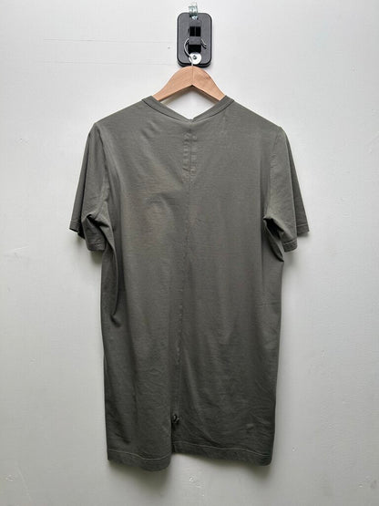 New Rick Owens Euca Grey Green Blank Tee Sz.Small (Flaw)