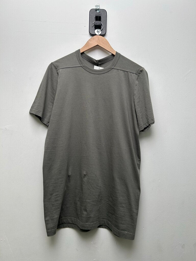 New Rick Owens Euca Grey Green Blank Tee Sz.Small (Flaw)