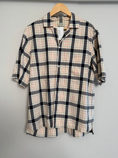 Pre-Owned Acne Studios Plaid Button Up Sz. 45