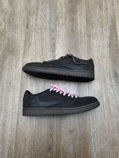 Preowned Jordan 1 Travis Scott Velet Brown Size 10.5