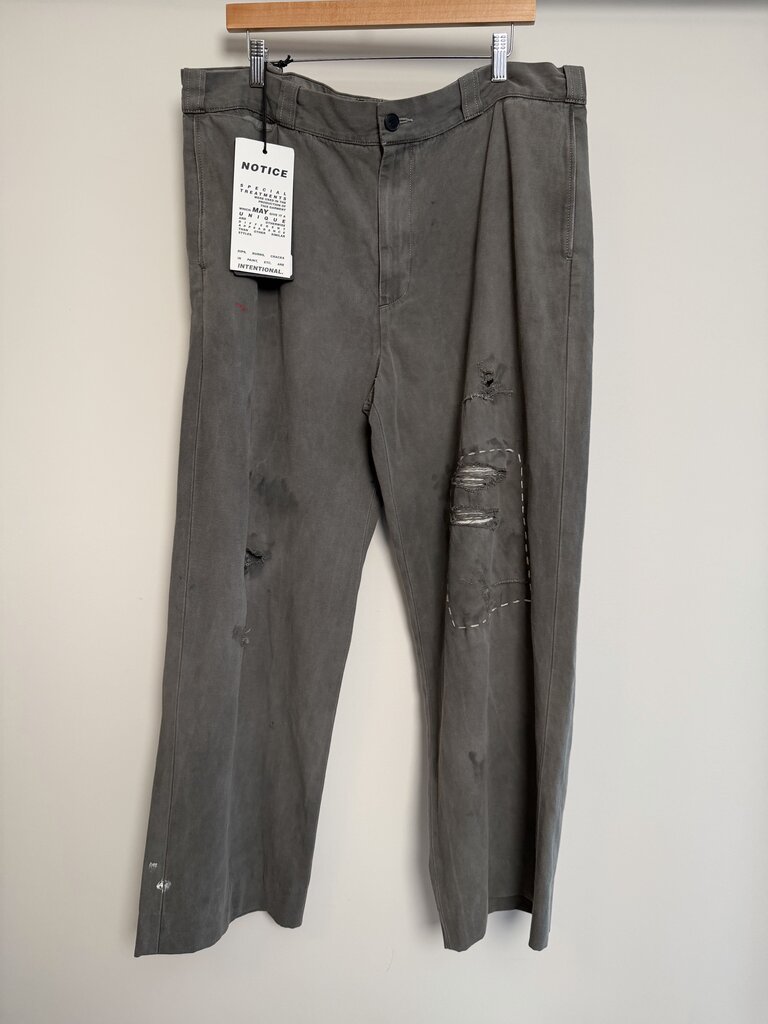 New ERD Repaired Grey Chino size 38(fits 36-38)