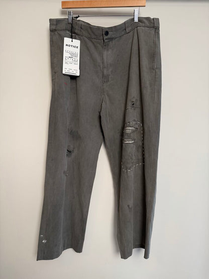 New ERD Repaired Grey Chino size 38(fits 36-38)