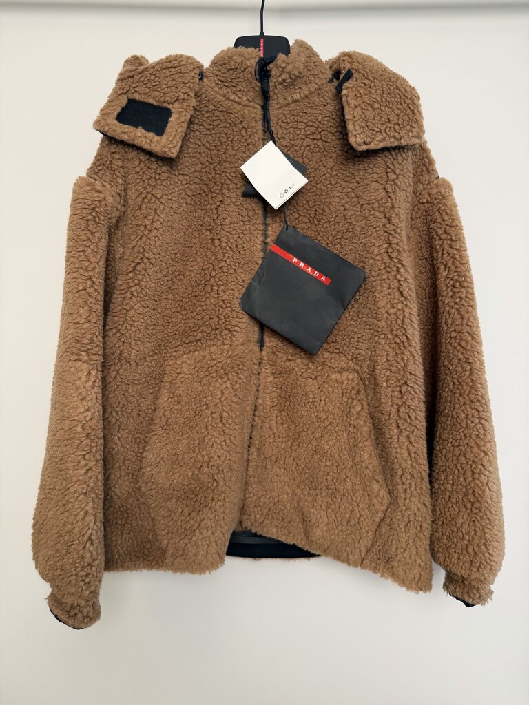 Preowned Prada Sherpa Lined Puffer Jacket size XL