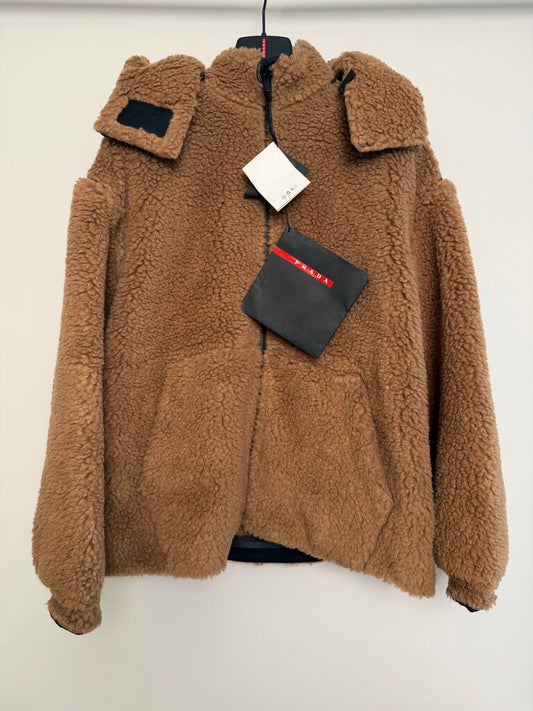 Preowned Prada Sherpa Lined Puffer Jacket size XL