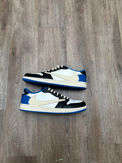 Preowned Travis Scott Jordan 1 Low Fragment Size 10.5 (No Box)