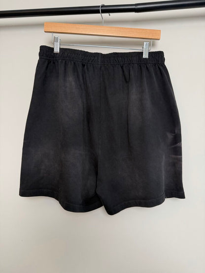 New 424 Black Crest Track Shorts size M
