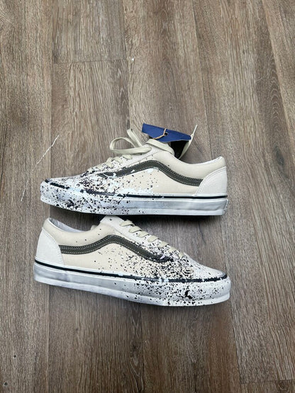 New Vans Paint Splat White Sz 12