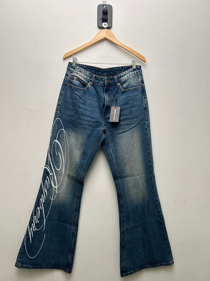 New GV Gallery Blue Flare Jeans Sz M