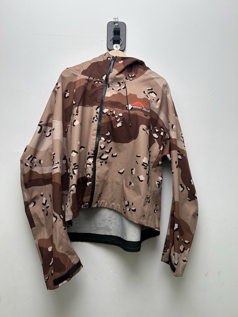 Preowned Gv Gallery Brown Camo WindBreaker Sz L