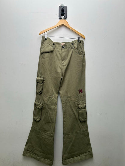 Preowned 74 Is War Green Cargos Sz 34