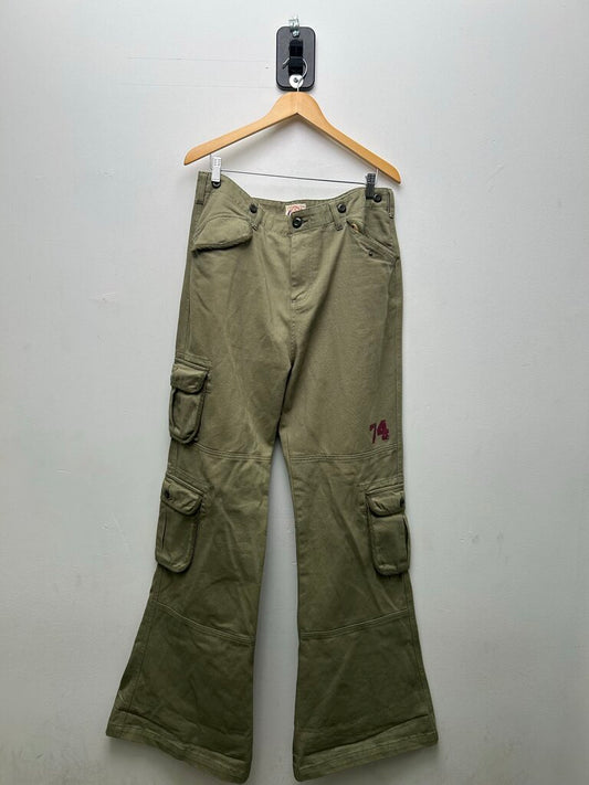 Preowned 74 Is War Green Cargos Sz 34