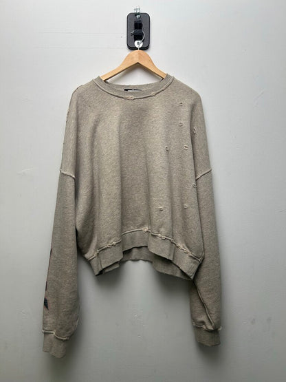 Preowned GV Gallery Grey Crewneck Sz L