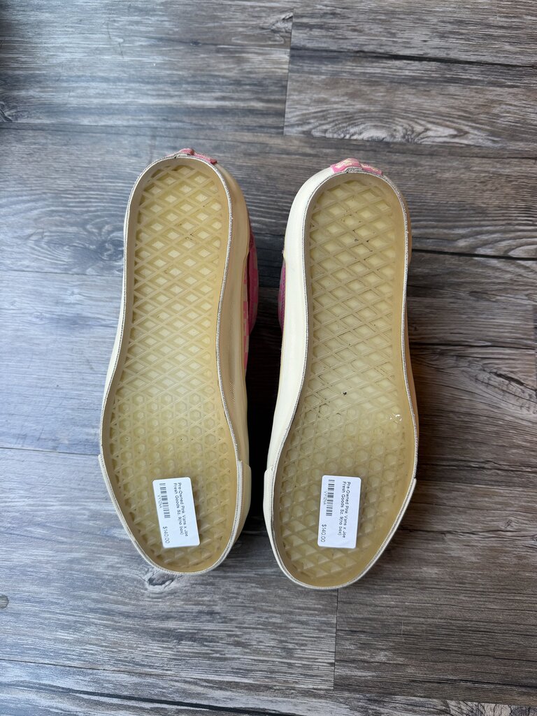 Pre-Owned Pink Vans x Joe Fresh Goods Sz. 9(no box)