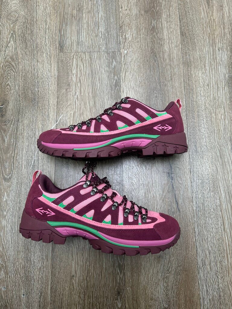 New HMDD Pink Green Hiking Sneaker Sz 11