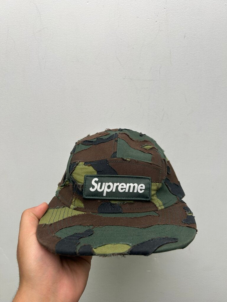 Preowned Supreme Camo Cutt Out Hat