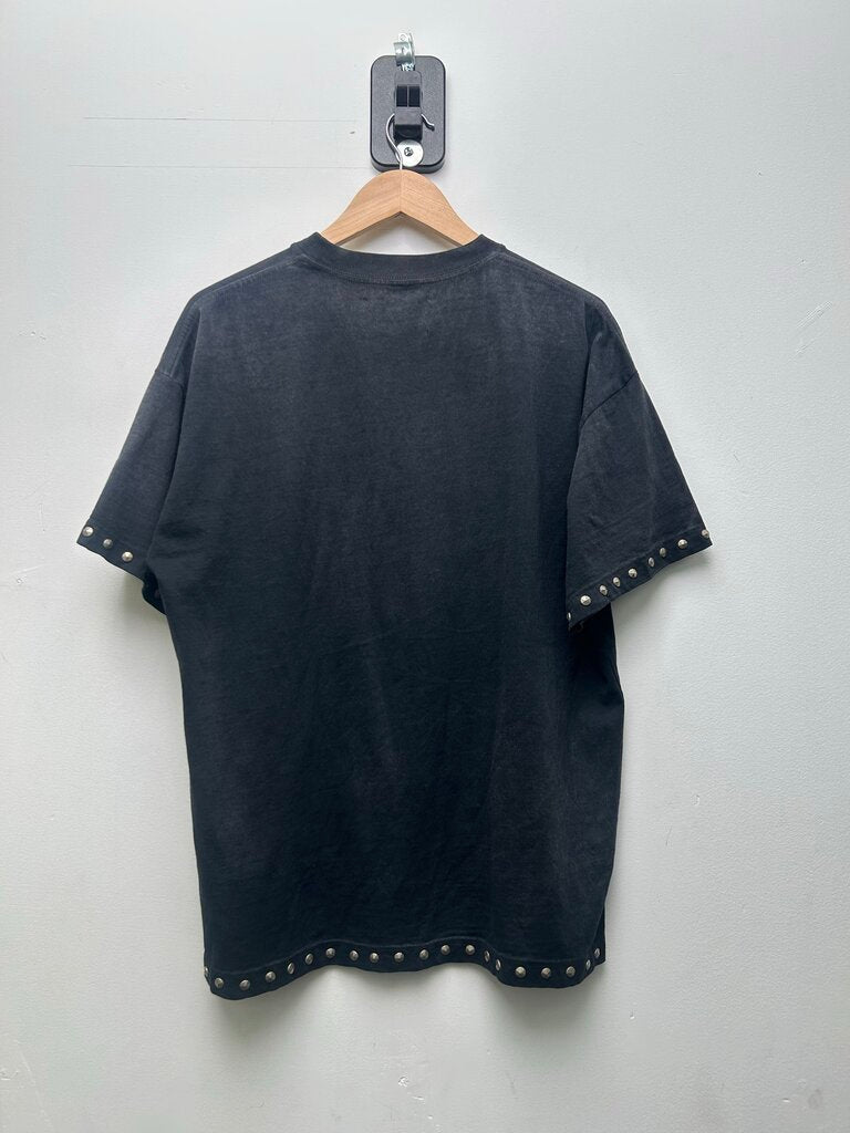 Preowned Satoshi Nakamoto Rhinestone Gem Tee Sz M