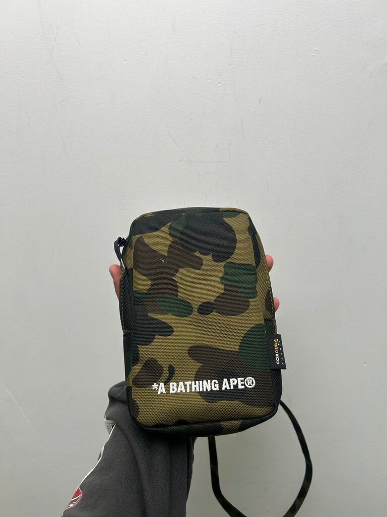 Preowned Bape Camo Shoulder Bag