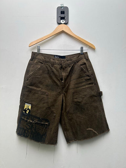 New Paly Brown Double Knee Shorts Sz.30