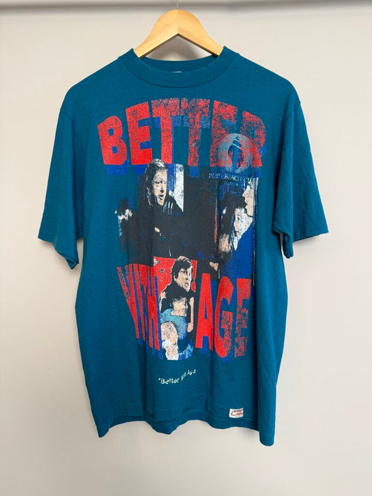 New Better With Age Teal Protect The Kids Tee size M