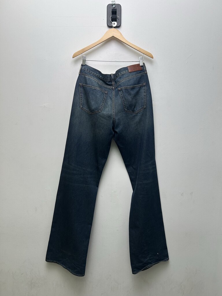 Preowned Gucci Horsebit Dark Wash Denim Sz.36