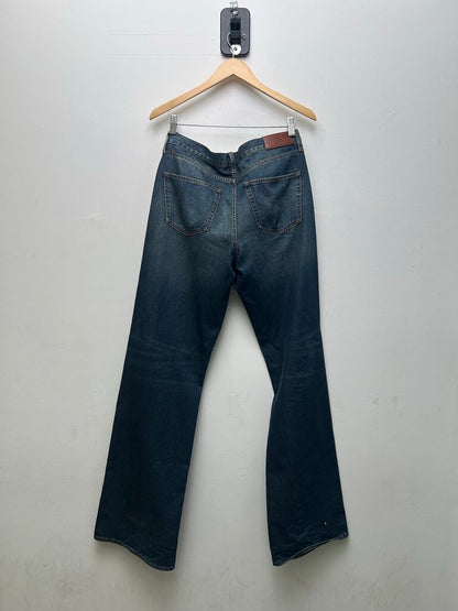 Preowned Gucci Horsebit Dark Wash Denim Sz.36
