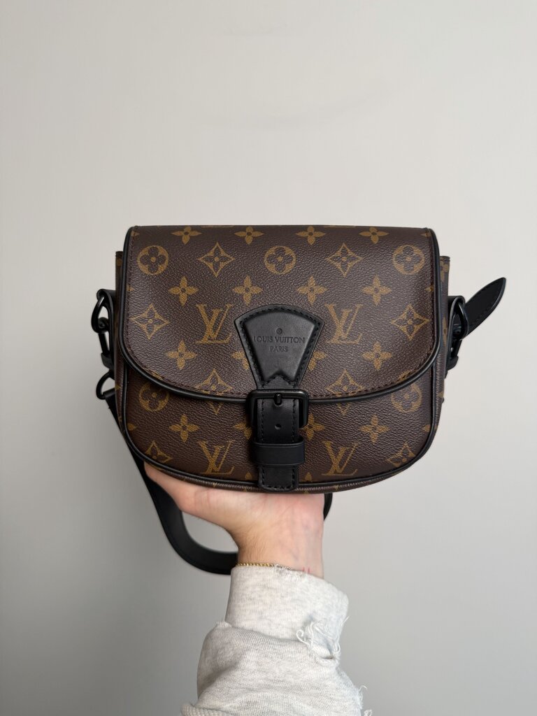 Preowned Louis Vuitton Brown Monogram Crossbody Bag