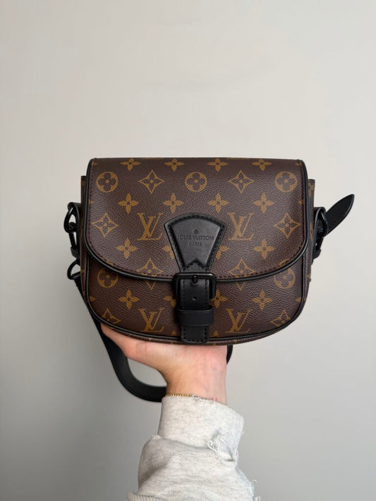 Preowned Louis Vuitton Brown Monogram Crossbody Bag