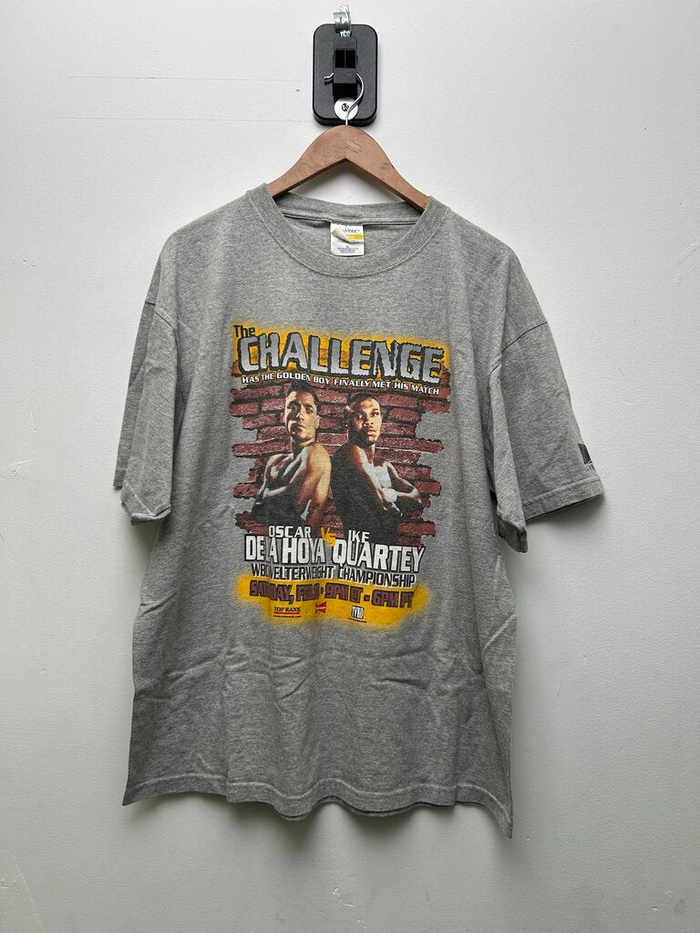 Oscar Delahoya Vs Ike Quartey Boxing Tee Sz Xl