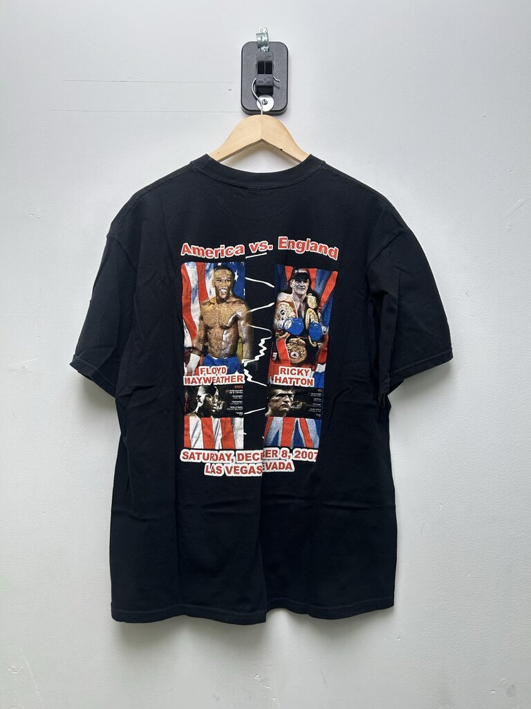 2007 Undefeated Mayweather Vs Hatton Boxing Tee Sz Xl