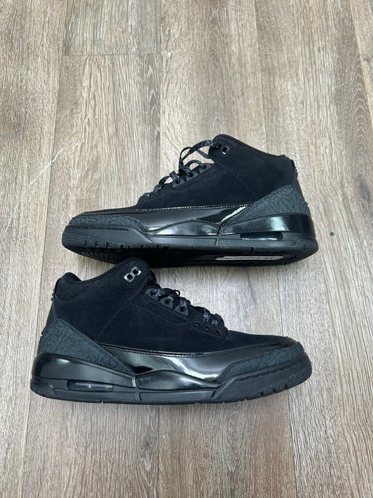 Preowned Jordan 3 Black Cat Size 10 (No Box)