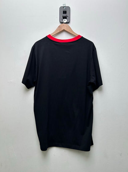 New Marni Black Red Ringer Tee Size 54