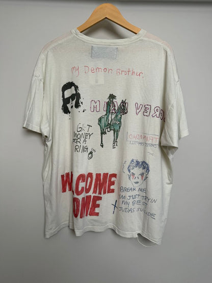 New Paly Virgin Islands Cream Rhinestone Tee size XL