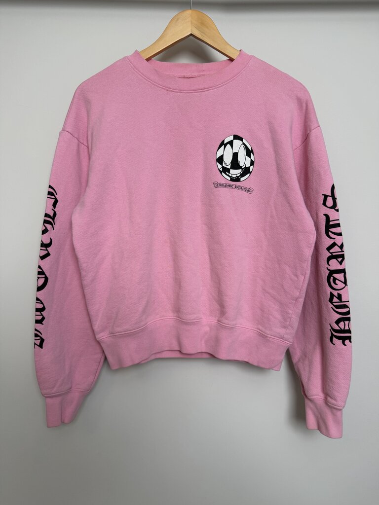 Preowned Chrome Heart Vanity Affair Pink Crewneck size XS
