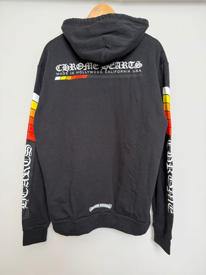 New Chrome Heart Gradient Logo Black Hoodie size M