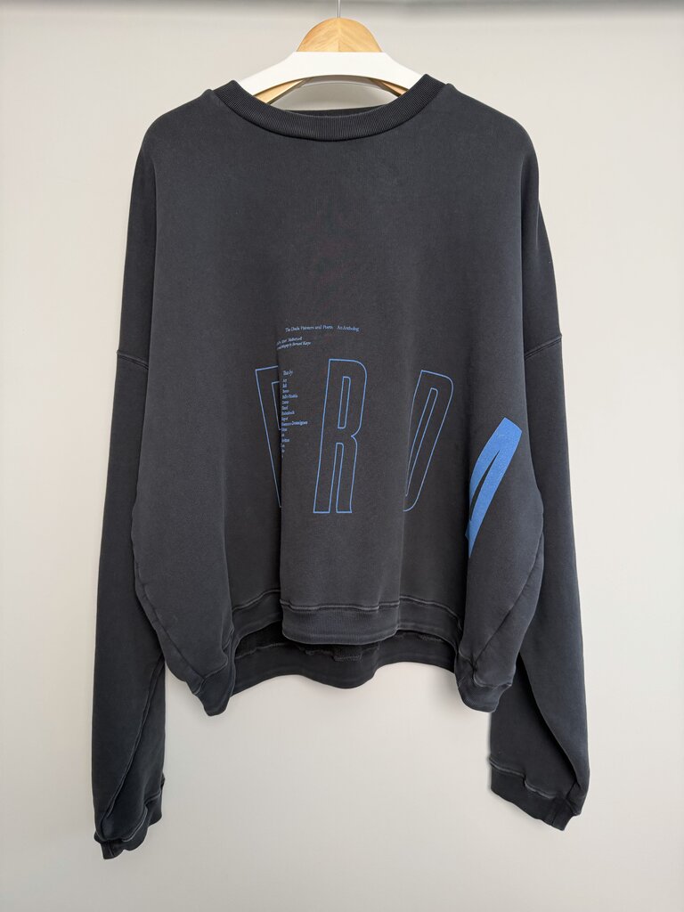 ERD Promo Black Blue Logo Crewneck size XL