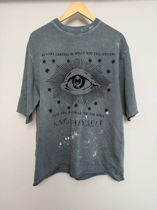 New Astrum Teal Know Thyself Tee size M