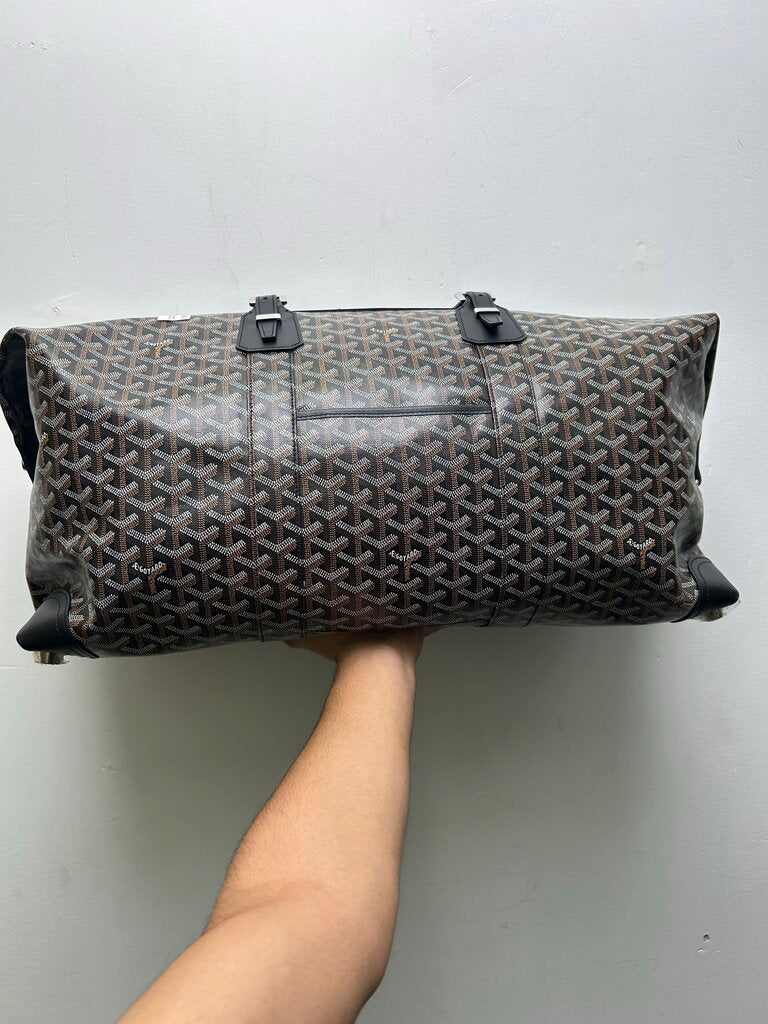 Preowned Goyard Black Boeing 55 Duffle
