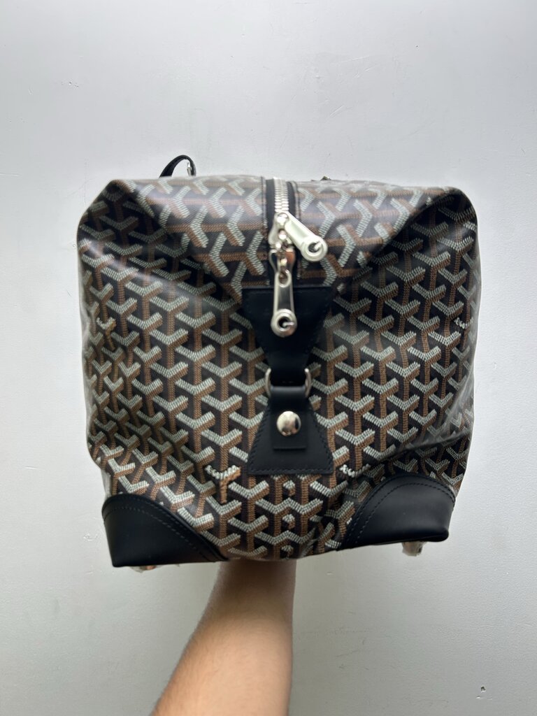Preowned Goyard Black Boeing 55 Duffle