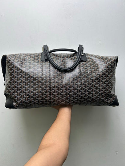 Preowned Goyard Black Boeing 55 Duffle