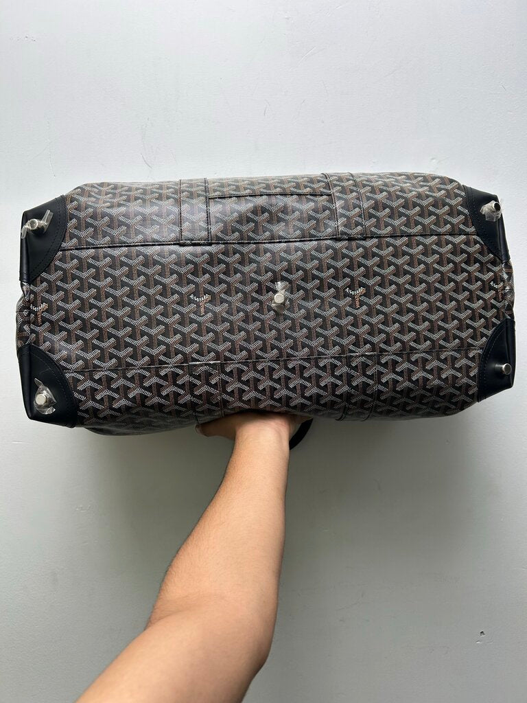 Preowned Goyard Black Boeing 55 Duffle